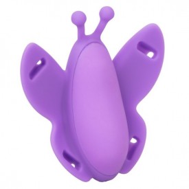 Фиолетовая вибробабочка на ремешках Silicone Remote Venus Butterfly