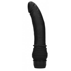 Черный вибромассажер Multispeed G-Spot Vibrator - 19 см.